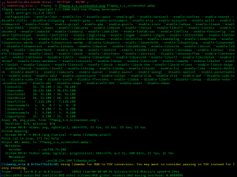 FFmpeg Command Snippets