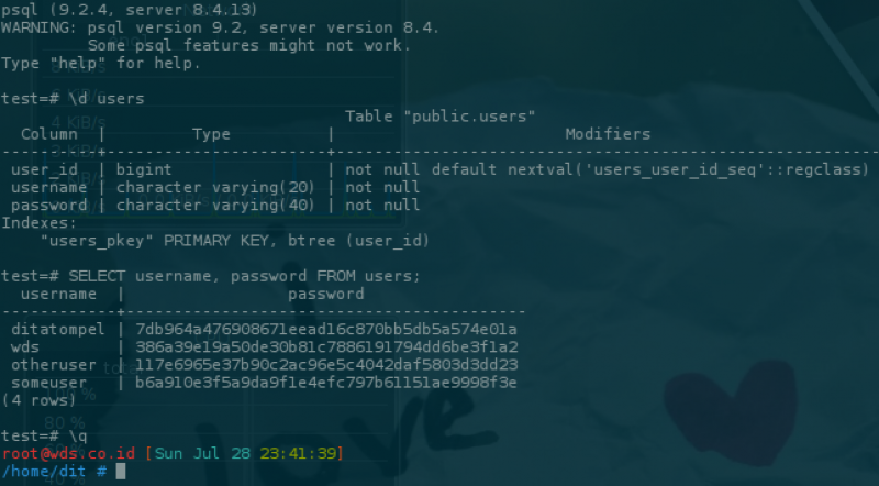 Manipulasi Enkripsi Password