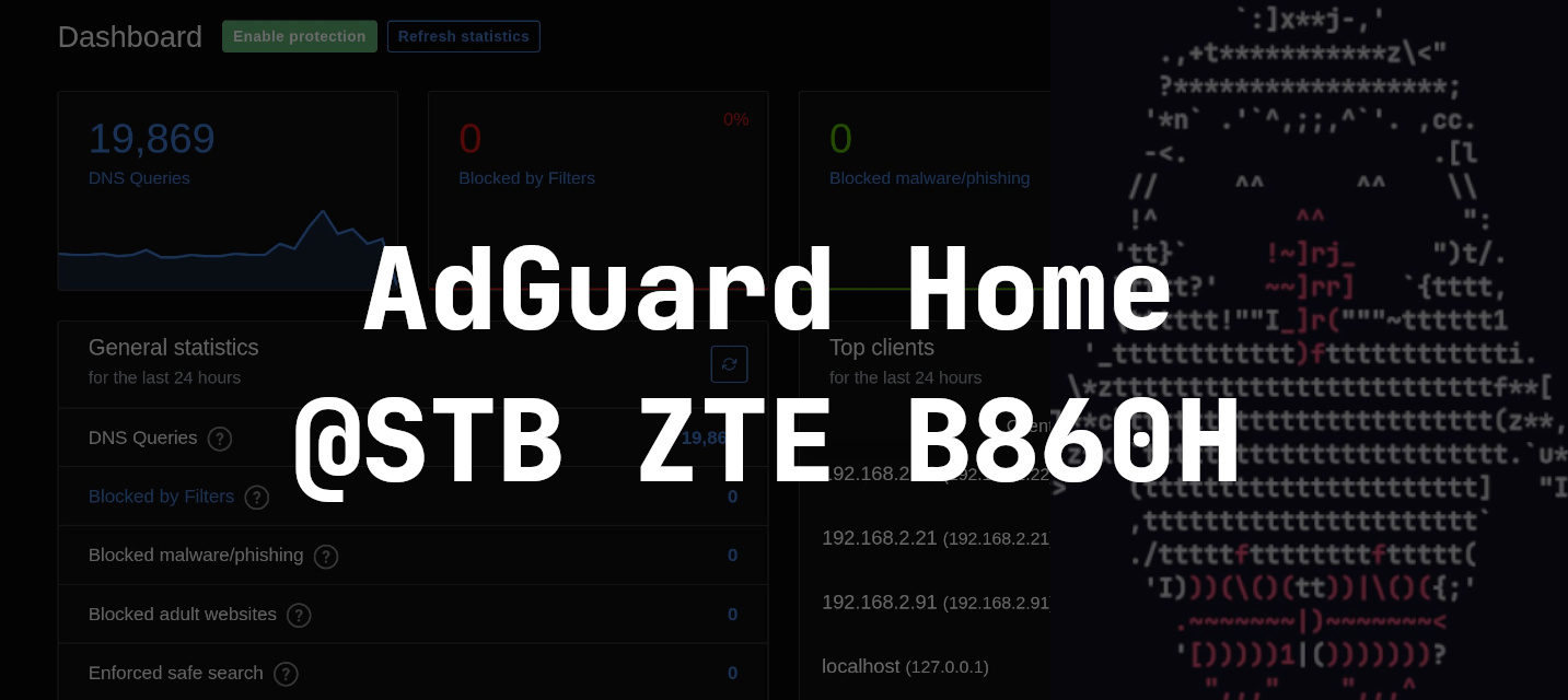 Menginstall AdGuard di STB Android ZTE B860H (Armbian)