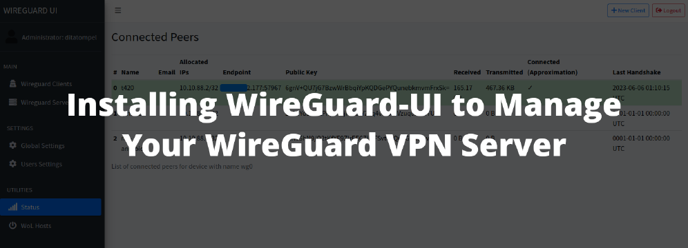 Menginstall WireGuard-UI untuk Mengatur WireGuard Server Anda