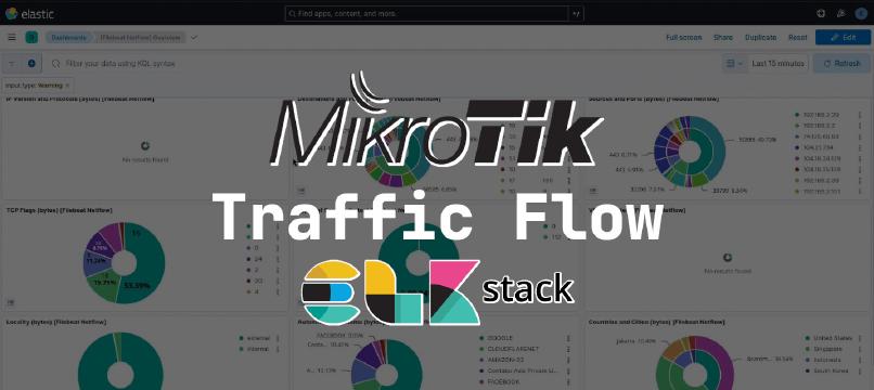 Analisa Lalu Lintas Jaringan Router MikroTik Menggunakan Traffic Flow, Filebeat, ElasticSearch, dan Kibana